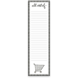 NEW List Notepad - All Out Of - 106749