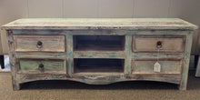 Load image into Gallery viewer, NEW Whitewashed Reclaimed Wood Entertainment Center - MDA-20-113c
