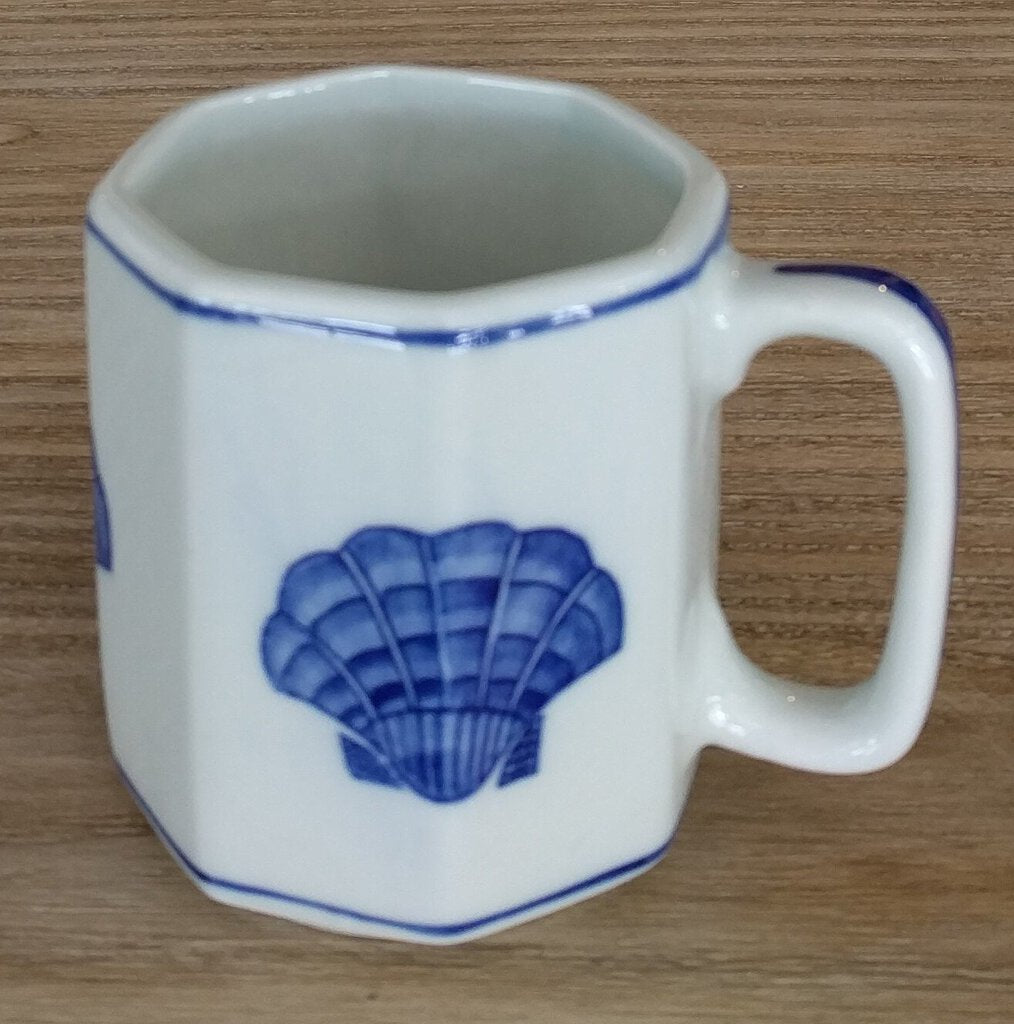 NEW Hand-Painted Shell Mug - Made in Thailand – Starboard Home