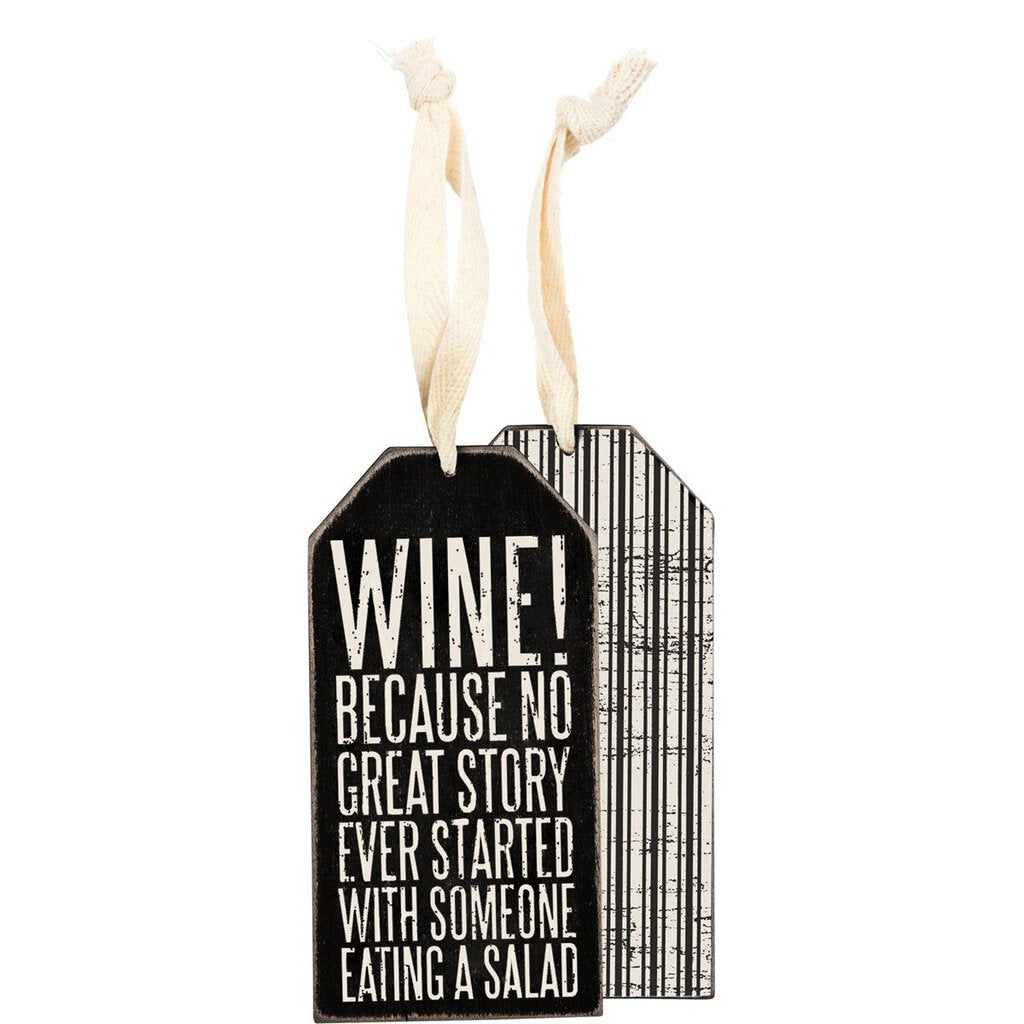 NEW Bottle Tag - Wine Because - 25239