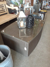 Load image into Gallery viewer, NEW Outdoor Wicker Coffee Table w/ Glass Top
