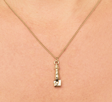 Load image into Gallery viewer, NEW Gold Lighthouse Necklace 30002
