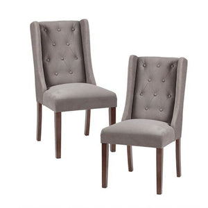 NEW Pair of Cleo Dining Chairs - Grey