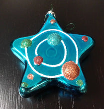 Load image into Gallery viewer, NEW Glass Ornament - Blue Star
