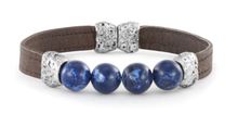 Load image into Gallery viewer, NEW Your Journey Leather Bracelet with Beads 1004130221
