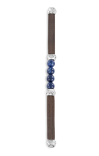 Load image into Gallery viewer, NEW Your Journey Leather Bracelet with Beads 1004130221
