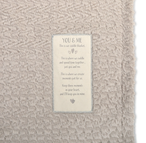 NEW You and Me Cuddle Blanket 5004700737