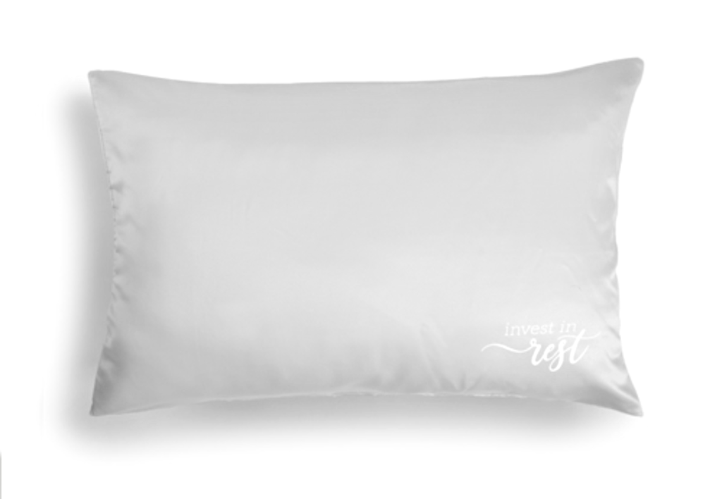 NEW Cream Satin Pillow Case - Invest in Rest 1004290241