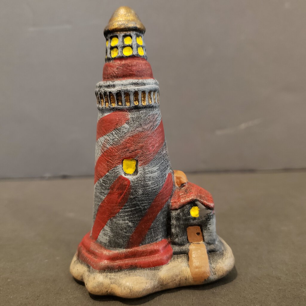 Ceramic Lighthouse Figurine
