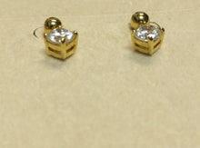 Load image into Gallery viewer, Crystal &amp; Gold Dangle Earrings
