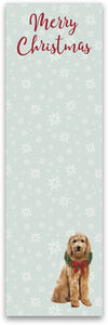 NEW List Notepad - Merry Christmas Goldendoodle - 104350