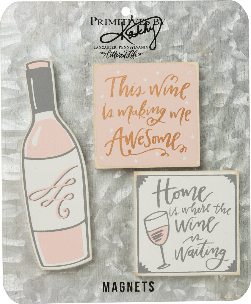 NEW Magnet Set - Wine - 38759