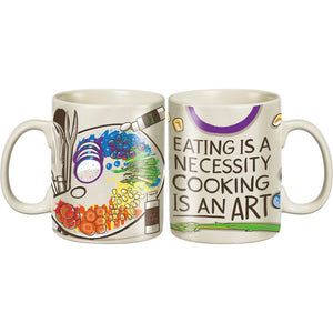 NEW Mug - Eating Is A Necessity Cooking Is An Art - 104476