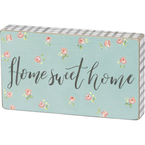 NEW Block Sign - Home Sweet Home - 37831