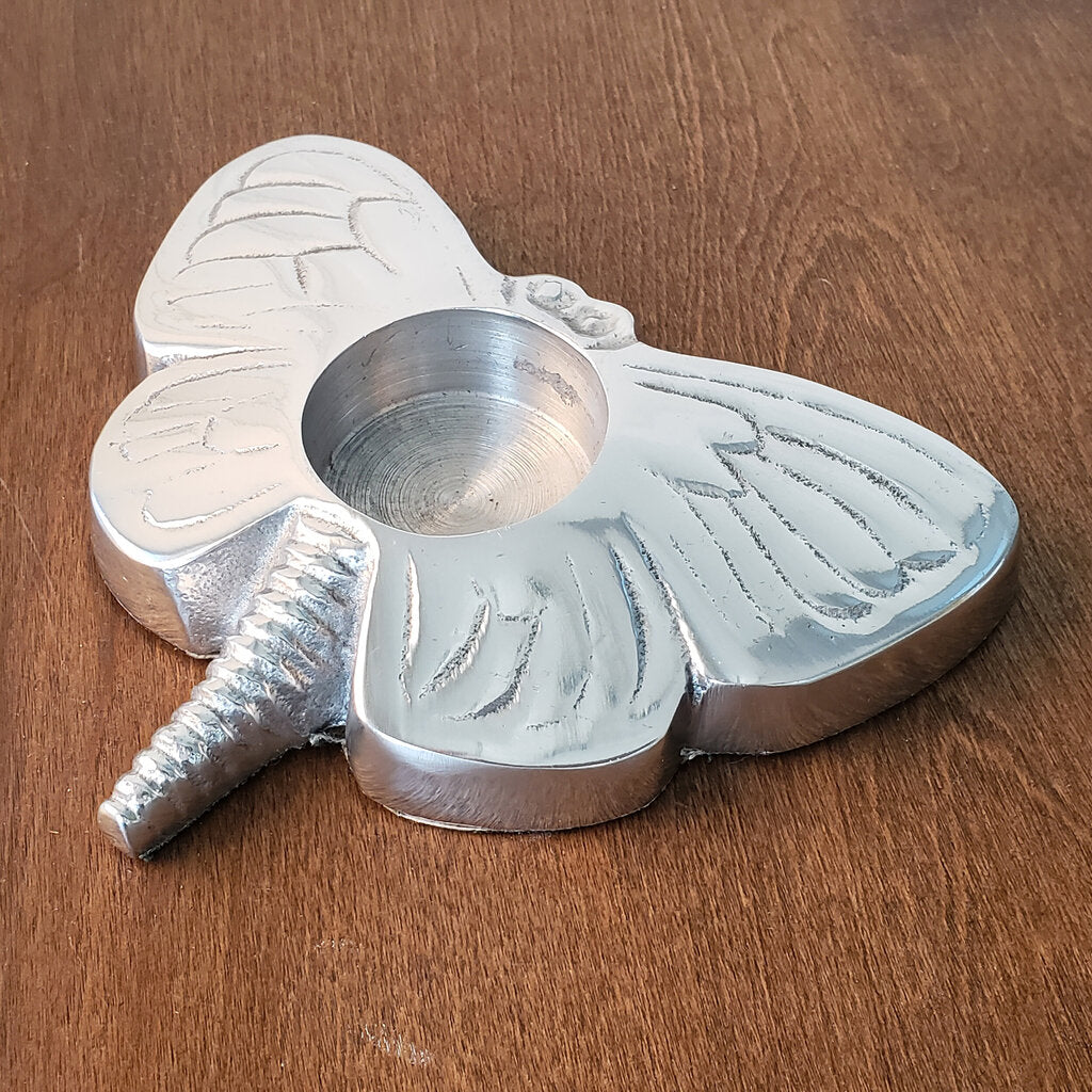 NEW Cast Aluminum Butterfly Votive Candle Holder - 1310