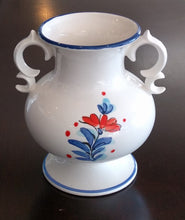 Load image into Gallery viewer, Hand-Painted Bright Floral Ceramic Amphora
