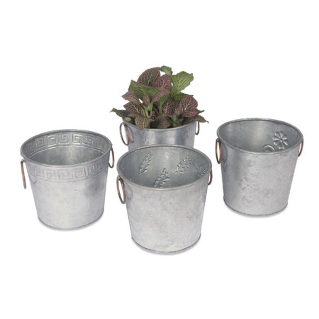 NEW Tin Planter - 2876