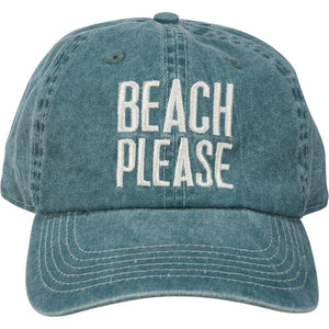 NEW Baseball Cap - Beach Please - 110067