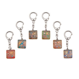 NEW Square Flower Key Chain - 655103