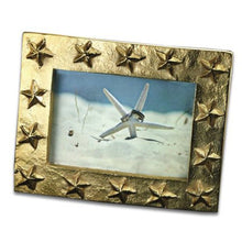 Load image into Gallery viewer, NEW Cast Aluminum Goldtone Star Frame - 13977
