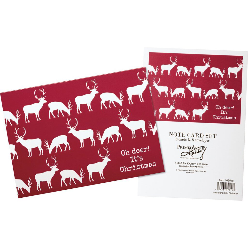 NEW Note Card Set - Oh Deer! It's Christmas - 109518