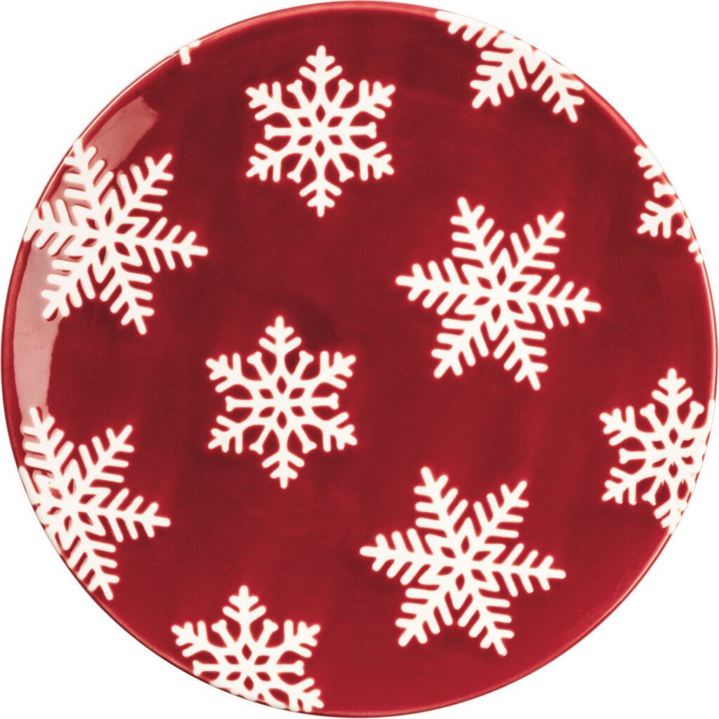 NEW Plate Sm - Snowflake - 107110