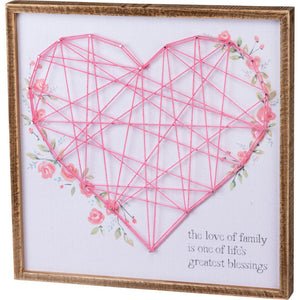 NEW Inset String Art - Love - 103017