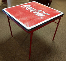 Load image into Gallery viewer, Vintage Coca-Cola Cafe Table &amp; 4 Chairs from Mexico
