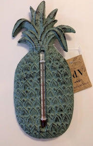 NEW Cast Iron Pineapple Indoor/Outdoor CELSIUS Thermometer
