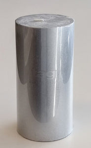 NEW 6" 80-Hour Pillar Candle by tag g10137 Silver
