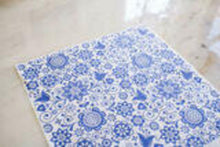 Load image into Gallery viewer, NEW Belles &amp; Whistles Rice Decoupage Paper - Blue Glass Ornate
