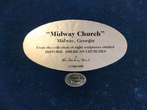 Danbury Mint "Midway Church" Midway, Georgia