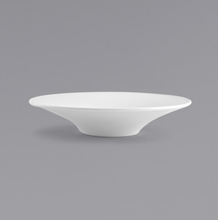 Load image into Gallery viewer, 12&quot; Spiral White Round Porcelain Flare Bowl

