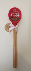 NEW Silicone Spatula - The Answer is Always Chocolate