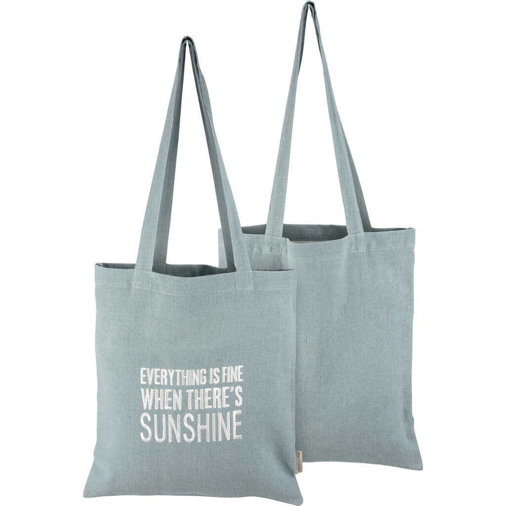 NEW Tote - Everything Is Fine When There's Sunshine - 110073