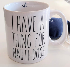 NEW Mug & Dog Toy SET Nauti Dogs 14752