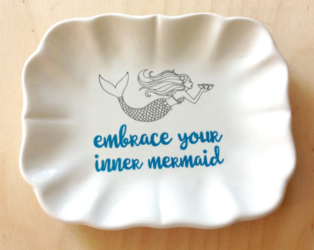 NEW Scalloped Mermaid Trinket Dish