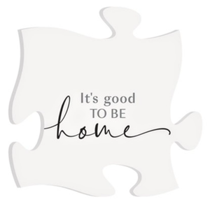 NEW Puzzle Piece Wall Decor- It's Good to be Home PUF0351