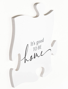 NEW Puzzle Piece Wall Decor- It's Good to be Home PUF0351