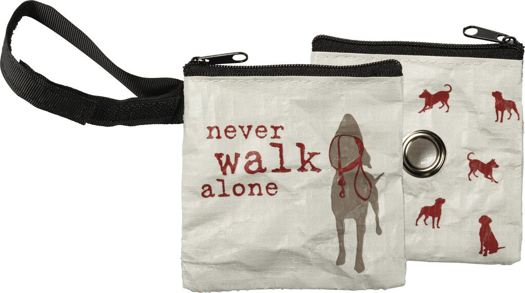 *NEW Pet Waste Bag Pouch - Never Walk Alone - 103892