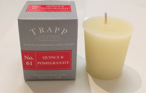 NEW Trapp Fragrances No. 61 Quince & Pomegranate 2oz. Votive Candle