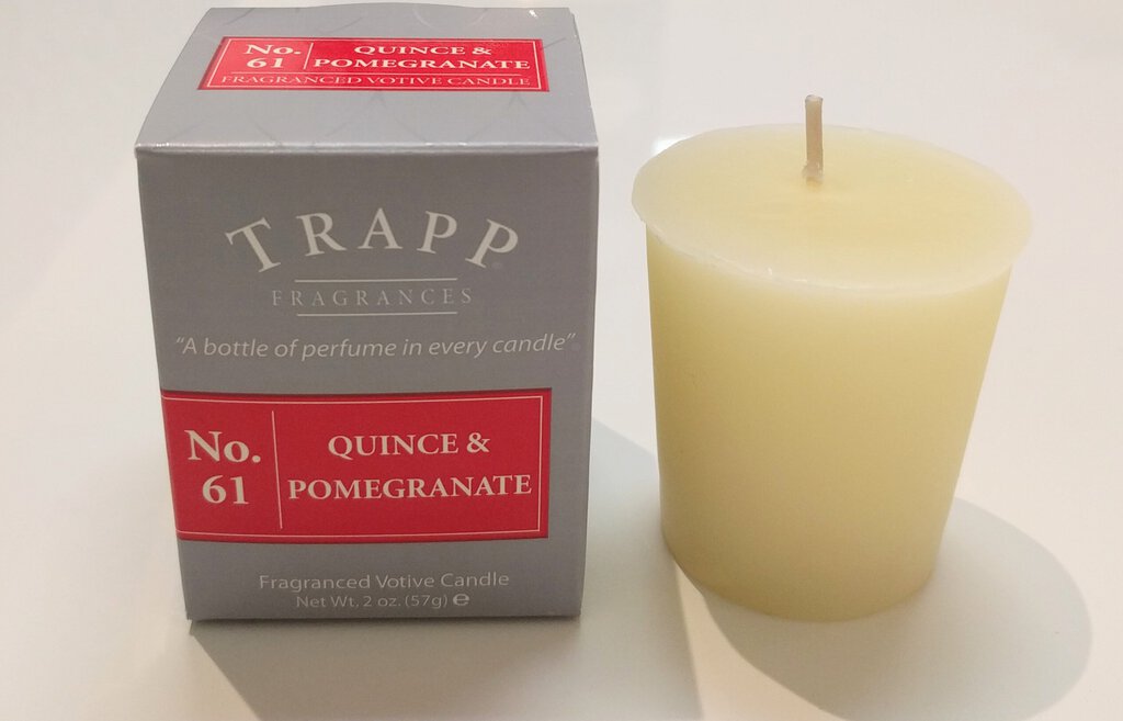 NEW Trapp Fragrances No. 61 Quince & Pomegranate 2oz. Votive Candle