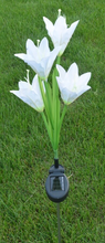 Load image into Gallery viewer, NEW Solar Power Flower LED Outdoor Decor Lights - White
