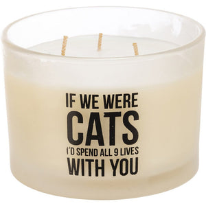 NEW Jar Candle - I'd Spend All 9 Lives With You - 111616
