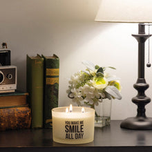 Load image into Gallery viewer, NEW Jar Candle - You Make Me Smile All Day - 111606
