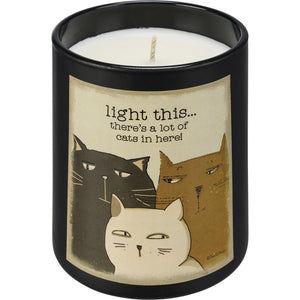 NEW Jar Candle - There's A Lot Of Cats In Here - 110708