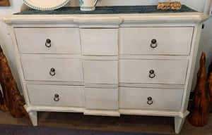 NEW Distressed White 3 Drawer Dresser - FR806A