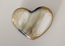 Load image into Gallery viewer, NEW Carved Horn Heart Pin

