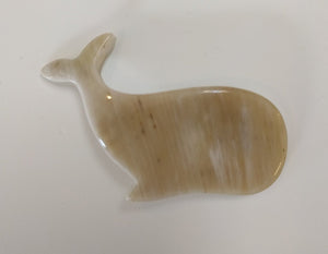 NEW Carved Horn Chopstick Rest - Whale