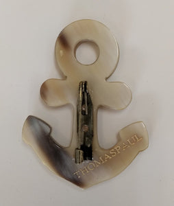 NEW Carved Horn Anchor Pin